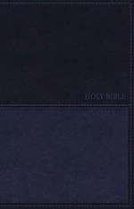 KJV Holy Bible: Value Compact Thinline, Blue Leathersoft, Red Letter, Comfort Print: King James Version