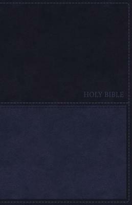 KJV Holy Bible: Value Compact Thinline, Blue Leathersoft, Red Letter, Comfort Print: King James Version - Thomas Nelson - cover