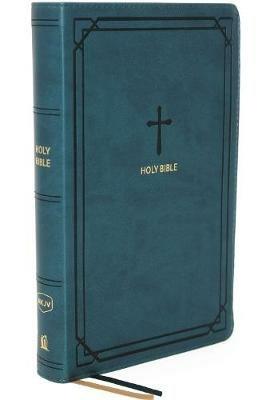 NKJV, End-of-Verse Reference Bible, Compact, Leathersoft, Teal, Red Letter, Comfort Print: Holy Bible, New King James Version - Thomas Nelson - cover