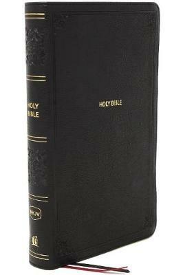 NKJV, End-of-Verse Reference Bible, Personal Size Large Print, Leathersoft, Black, Red Letter, Comfort Print: Holy Bible, New King James Version - Thomas Nelson - cover