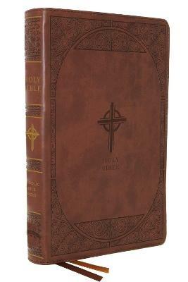 NABRE, New American Bible, Revised Edition, Catholic Bible, Large Print Edition, Leathersoft, Brown, Comfort Print: Holy Bible - Catholic Bible Press - cover