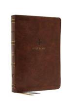 NRSV, Catholic Bible, Thinline Edition, Leathersoft, Brown, Comfort Print: Holy Bible
