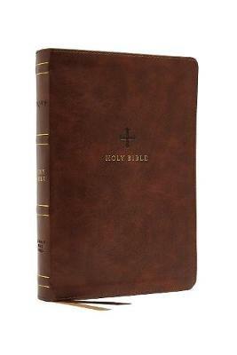 NRSV, Catholic Bible, Thinline Edition, Leathersoft, Brown, Comfort Print: Holy Bible - Catholic Bible Press - cover