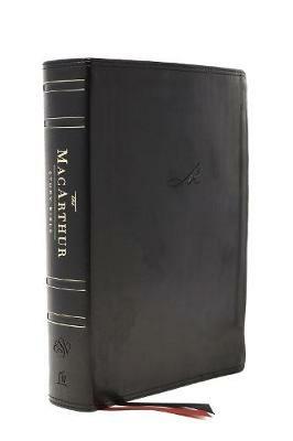 ESV, MacArthur Study Bible, 2nd Edition, Leathersoft, Black: Unleashing God's Truth One Verse at a Time - cover