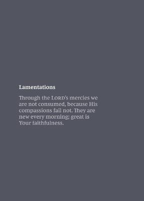 NKJV Bible Journal - Lamentations Softcover - Sewn Smyth - cover