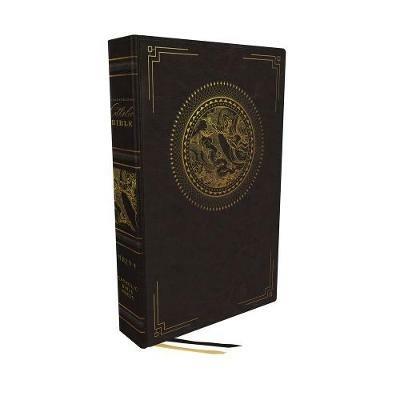 NRSVCE, Illustrated Catholic Bible, Leathersoft, Black, Comfort Print: Holy Bible - Catholic Bible Press - cover