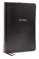 KJV, Foundation Study Bible, Large Print, Leathersoft, Black, Red Letter, Comfort Print: Holy Bible, King James Version - Thomas Nelson - cover