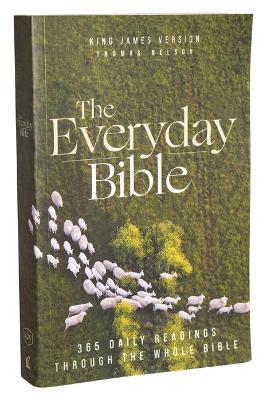 KJV, The Everyday Bible, Paperback, Red Letter, Comfort Print: 365 Daily Readings Through the Whole Bible - Thomas Nelson - cover