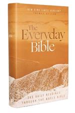 NKJV, The Everyday Bible, Hardcover, Red Letter, Comfort Print: 365 Daily Readings Through the Whole Bible