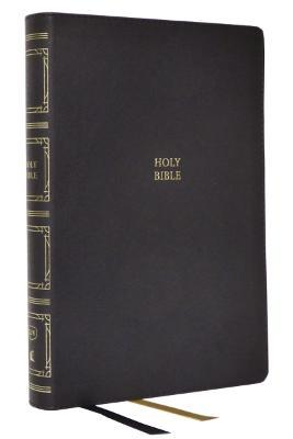 KJV, Paragraph-style Large Print Thinline Bible, Leathersoft, Black, Red Letter, Comfort Print: Holy Bible, King James Version - Thomas Nelson - cover