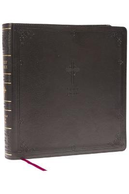 NABRE XL, Catholic Edition, Leathersoft, Black, Comfort Print: Holy Bible - Catholic Bible Press - cover