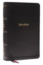 KJV, Personal Size Large Print Single-Column Reference Bible, Leathersoft, Black, Red Letter, Thumb Indexed, Comfort Print: Holy Bible, King James Version