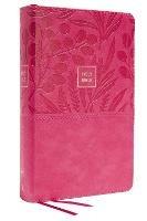 KJV Holy Bible: Large Print Single-Column with 43,000 End-of-Verse Cross References, Pink Leathersoft, Personal Size, Red Letter, Comfort Print: King James Version - Thomas Nelson - cover