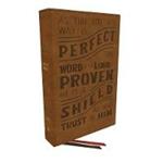NKJV, Personal Size Reference Bible, Verse Art Cover Collection, Leathersoft, Tan, Red Letter, Thumb Indexed, Comfort Print: Holy Bible, New King James Version