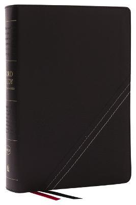 NKJV, Word Study Reference Bible, Bonded Leather, Black, Red Letter, Comfort Print: 2,000 Keywords that Unlock the Meaning of the Bible - Thomas Nelson - cover