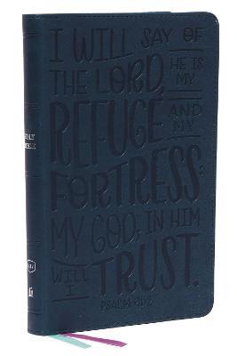 KJV Holy Bible: Thinline Youth Edition, Teal Leathersoft, Red Letter, Comfort Print: King James Version (Verse Art Cover Collection): Holy Bible, King James Version - Thomas Nelson - cover