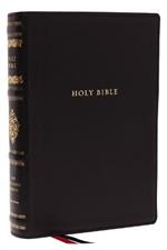 NKJV, Wide-Margin Reference Bible, Sovereign Collection, Genuine Leather, Black, Red Letter, Comfort Print: Holy Bible, New King James Version