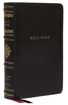 KJV, Wide-Margin Reference Bible, Sovereign Collection, Leathersoft, Black, Red Letter, Comfort Print: Holy Bible, King James Version - Thomas Nelson - cover