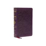 KJV, Wide-Margin Reference Bible, Sovereign Collection, Leathersoft, Purple, Red Letter, Comfort Print: Holy Bible, King James Version