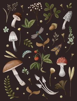 Mushroom Lined Journal - Editors of Chartwell Books - cover