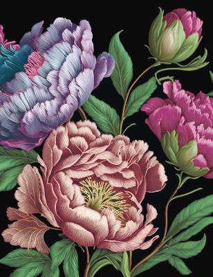 Peonies Journal: Lined Pages and Sprayed Edges - Editors of Chartwell Books - cover