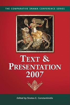 Text & Presentation, 2007 - cover