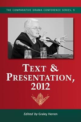 Text & Presentation, 2012 - cover