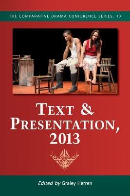 Text & Presentation, 2013 - cover