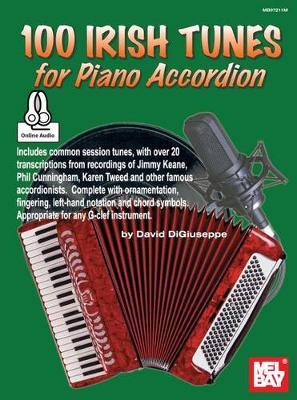 100 Irish Tunes For Piano Accordion - David Digiuseppe - cover