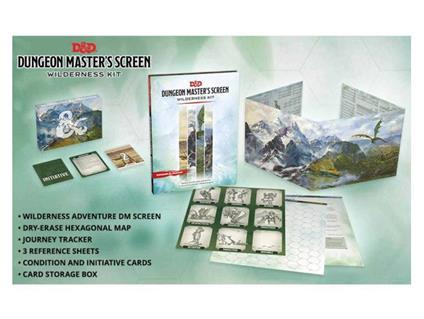 D&D DM'S SCREEN WILDERNESS KIT Accessori Hasbro/wizards Of The Coast