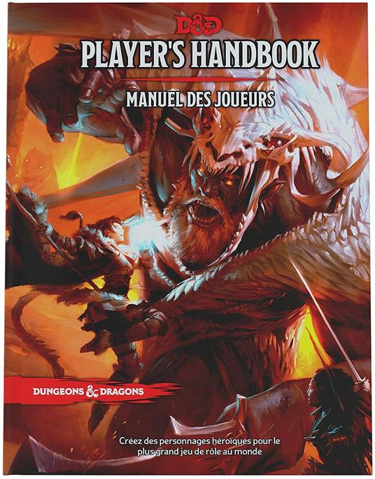 Dungeons & Dragons RPG Next Player's Handbook French Wizards of the Coast