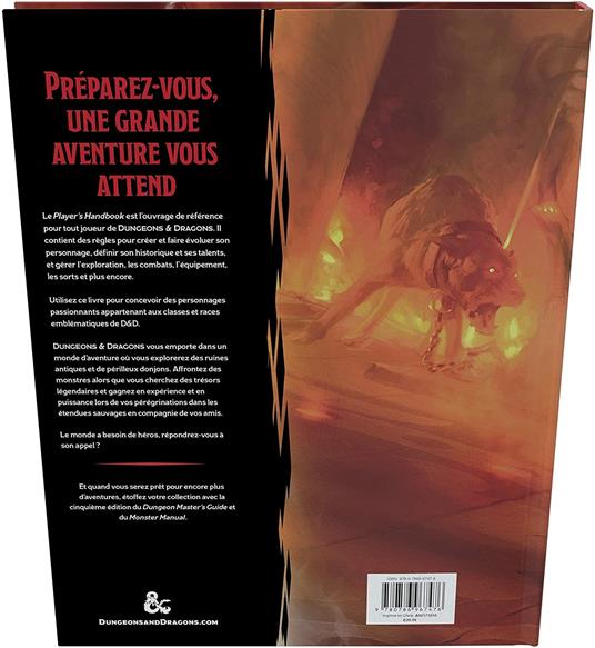 Dungeons & Dragons RPG Next Player's Handbook French Wizards of the Coast - 4