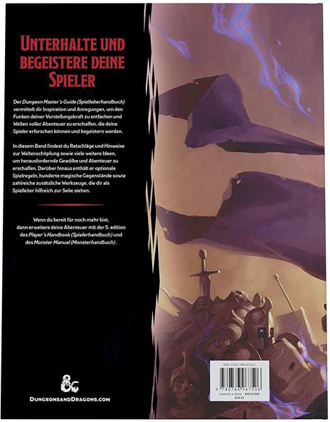 D&D Rpg - Dungeon Masters Guide - De - 3