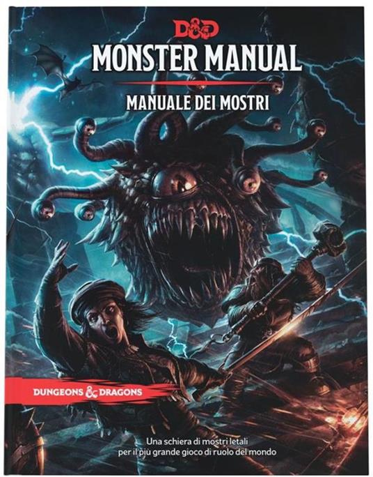 D&D Dungeons & Dragons Next Monster Manual Hc. In italiano