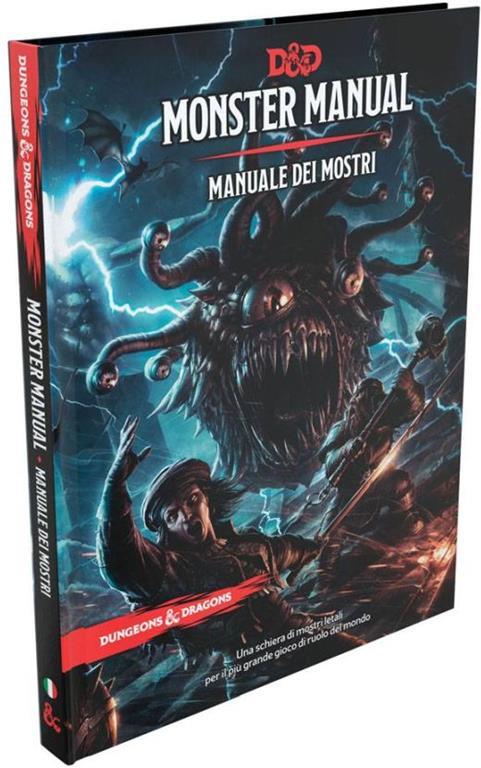 D&D Dungeons & Dragons Next Monster Manual Hc. In italiano - Wizards of the  Coast - Giochi di ruolo e strategia - Giocattoli