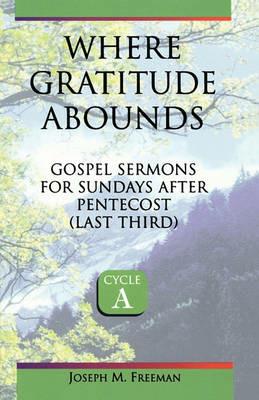 Where Gratitude Abounds - Joseph Freeman - cover