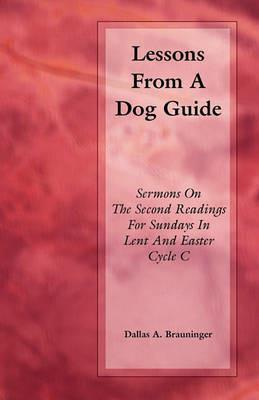 Lessons from a Dog Guide - Dallas A Brauninger - cover