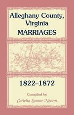 Alleghany County, Virginia, Marriages, 1822-1872