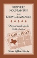 Kerrville Mountain Sun and Kerrville Advance Obituary and Death Notice Index, 1898-1965 - Gloria Clifton Dozier - cover