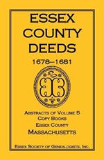 Essex County Deeds 1675, Abstracts of Volume 5, Copy Books, Essex County, Massachusetts