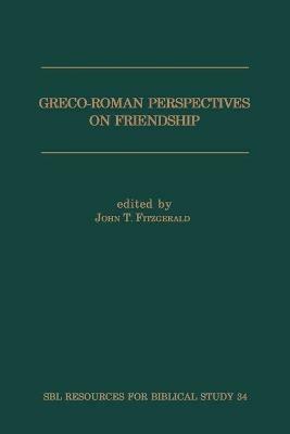 Greco-Roman Perspectives on Friendship - cover