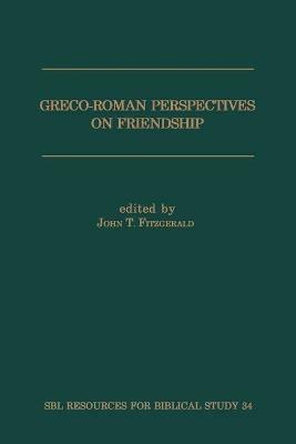 Greco-Roman Perspectives on Friendship - cover