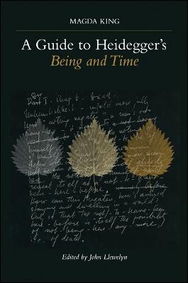 A Guide to Heidegger's Being and Time - Magda King - cover