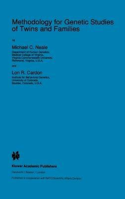 Methodology for Genetic Studies of Twins and Families - M. Neale,L.R. Cardon - cover