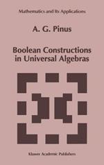 Boolean Constructions in Universal Algebras