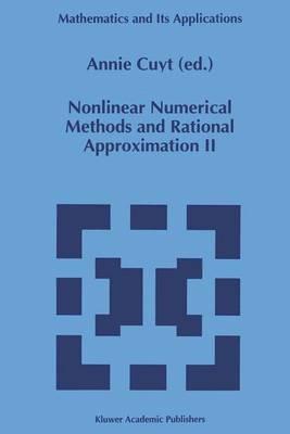 Nonlinear Numerical Methods and Rational Approximation II - cover