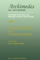 Scientific Credibility and Technical Standards in 19th and early 20th century Germany and Britain: In 19th and Early 20th Century Germany and Britain - cover