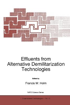 Effluents from Alternative Demilitarization Technologies - cover