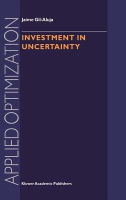 Investment in Uncertainty - Jaime Gil-Aluja - cover