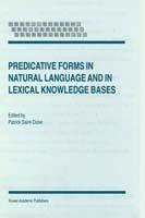 Predicative Forms in Natural Language and in Lexical Knowledge Bases - cover
